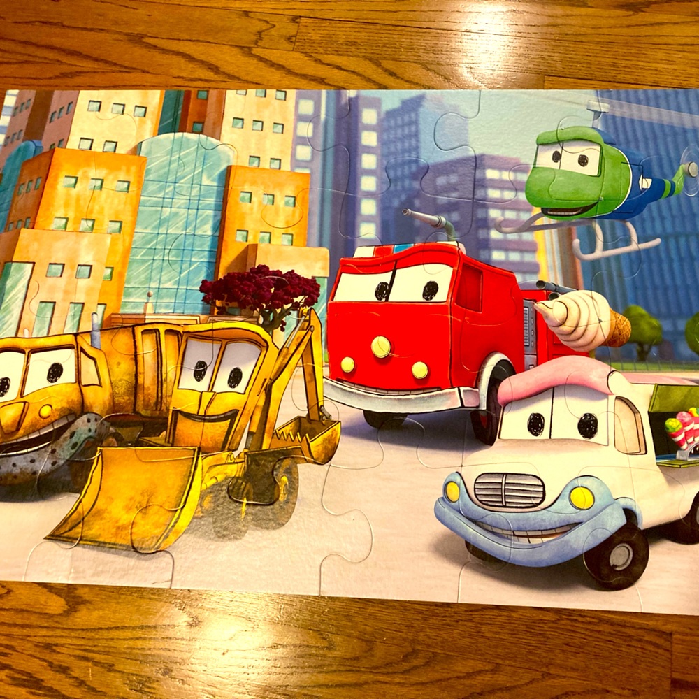 Amazon Original Stinky and Dirty Show Giant Floor Puzzle (24 pieces)